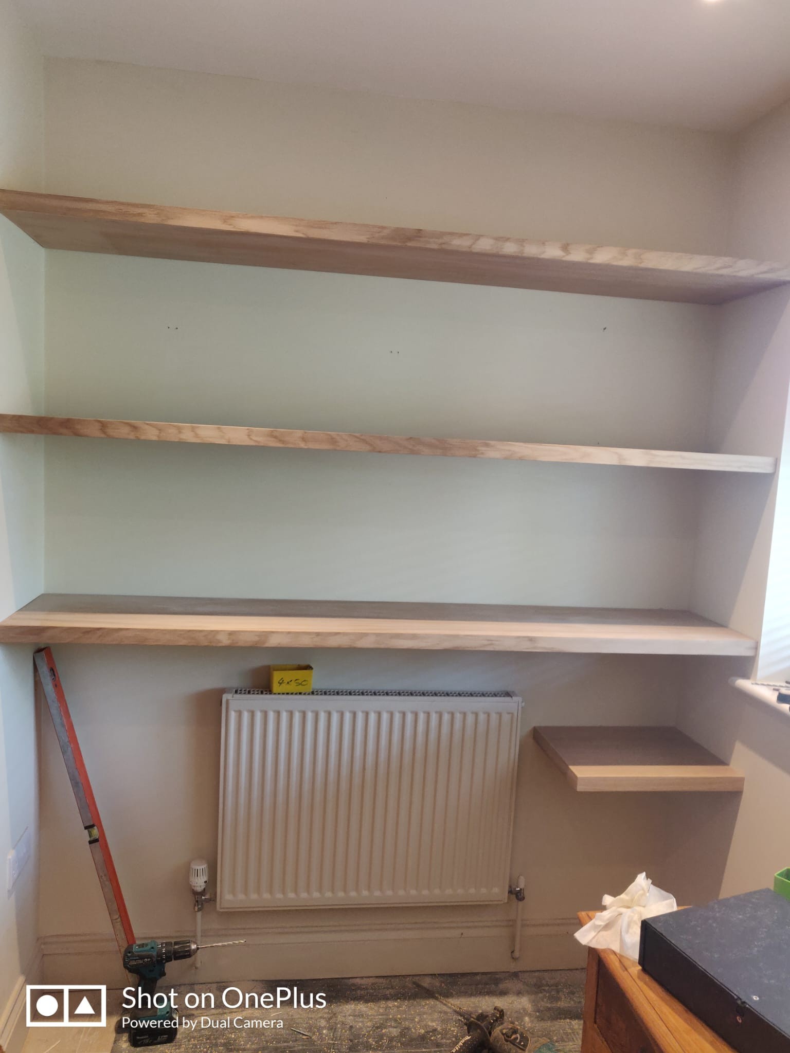 Alcove shelving